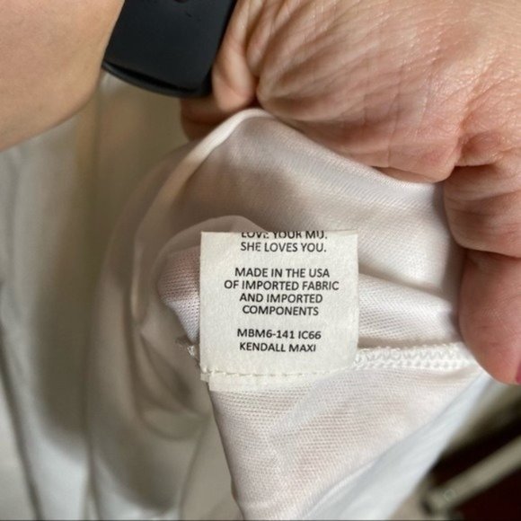 NWOT Show Me Your Mumu Kendall Maxi Dress in Wedding Cake Chiffon Size Small - Picture 8 of 11